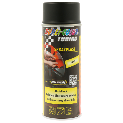 Dupli Color Sprayplast Spray 400 ml 388033 schwarz matt